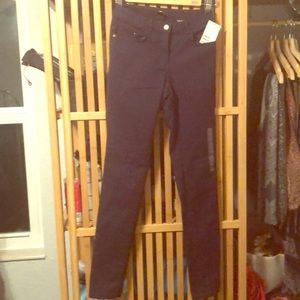 H&M navy blue skinny pants NWT